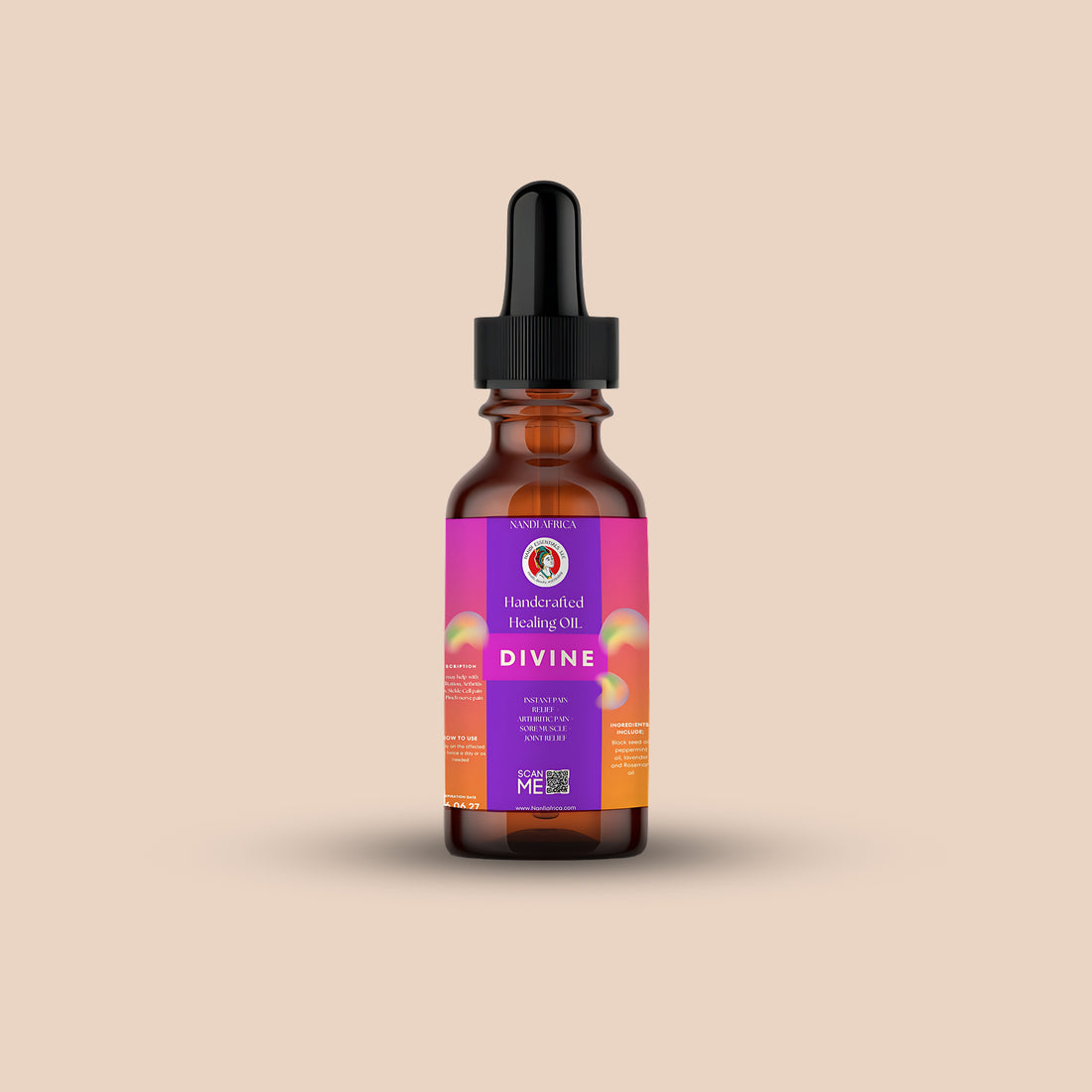 Handcrafted Healing Oil | Divine Relief for Sore Muscles & Joints |